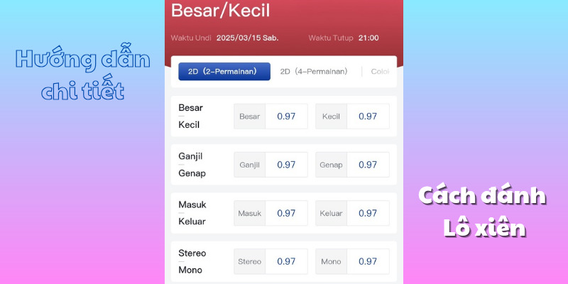 Hướng dẫn chi tiết cách đánh lô xiên 88bet